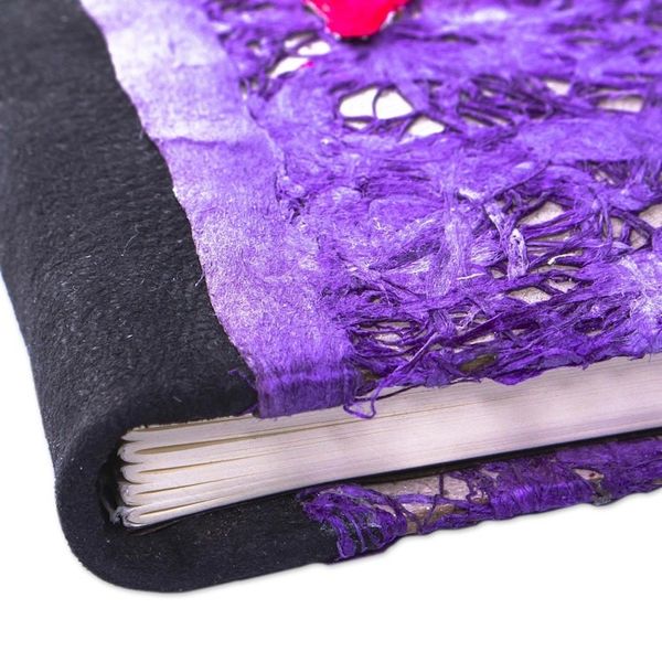 Alternate image for Handmade Journal from Mexico Moon and Stars