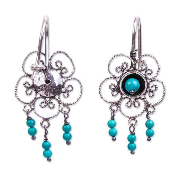 Alternate image for Taxco Turquoise Earrings Taxco Garden