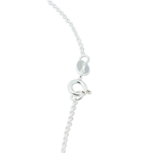 Alternate image for Sterling Silver Filigree and Moonstone Pendant Necklace Lunar Movement