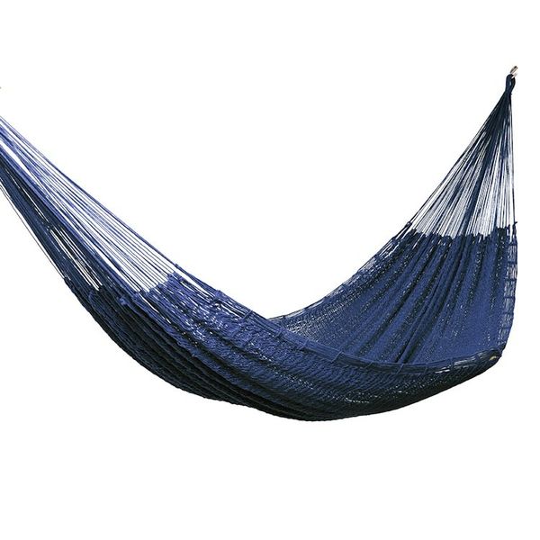 Alternate image for Navy Blue Cotton Hammock Double Uxmal Navy
