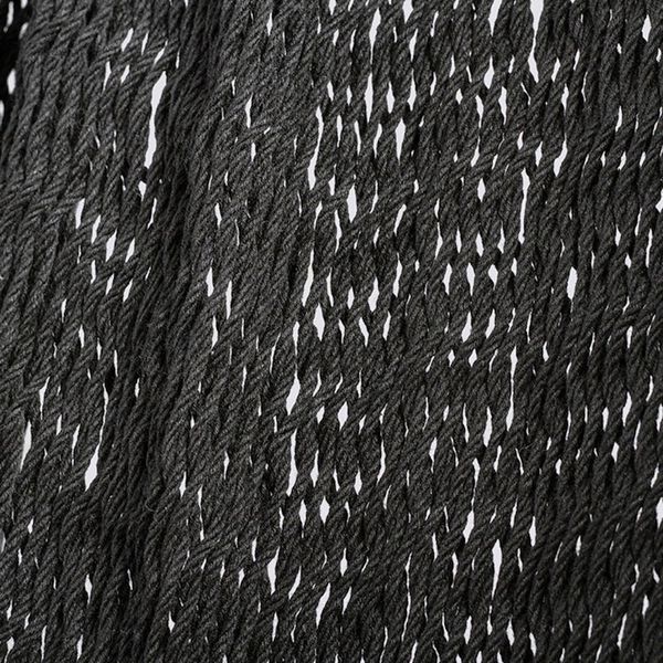 Alternate image for Black Cotton Rope Hammock Triple Mirage in Black
