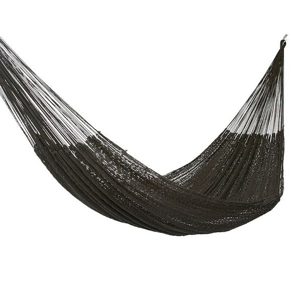 Alternate image for Handmade Black Rope Hammock Triple Uxmal Night