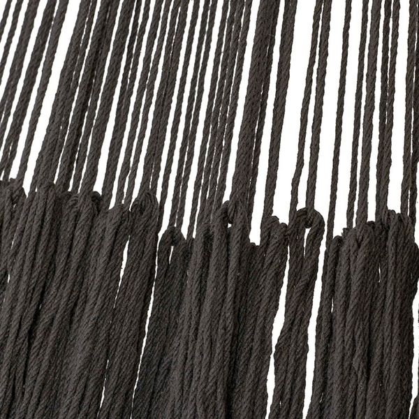 Alternate image for Handmade Black Rope Hammock Triple Uxmal Night
