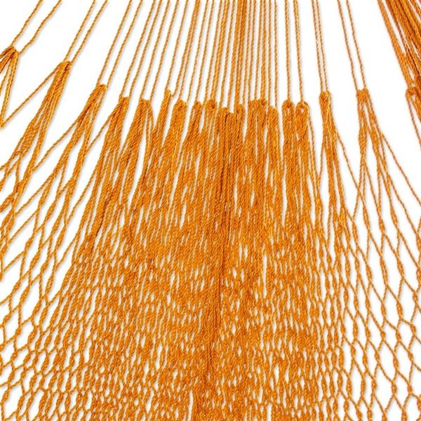 Alternate image for Hand Crafted Amber Cotton Hammock Triple Mirage in Amber