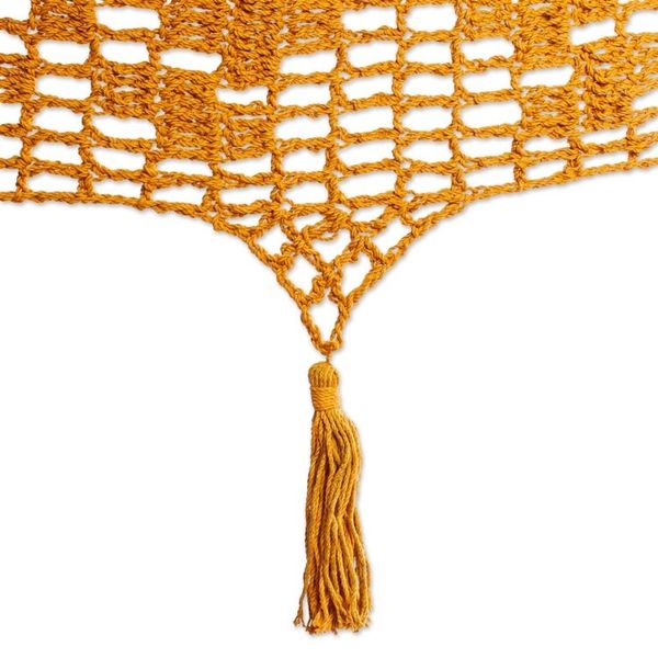Alternate image for Hand Crafted Amber Cotton Hammock Triple Mirage in Amber