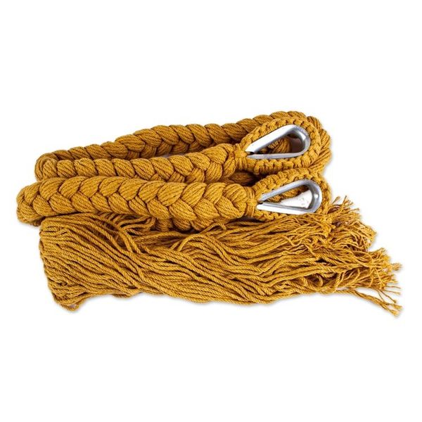 Alternate image for Hand Crafted Amber Cotton Hammock Triple Mirage in Amber