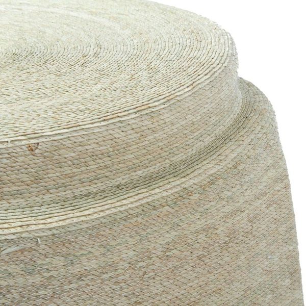 Alternate image for Palm Frond Fiber Squared Basket Home Accents Set of 3 Mesoamerican Totes