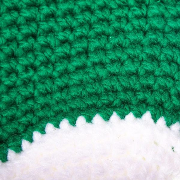 Alternate image for Green Santa-Themed Christmas Stocking Santas Here