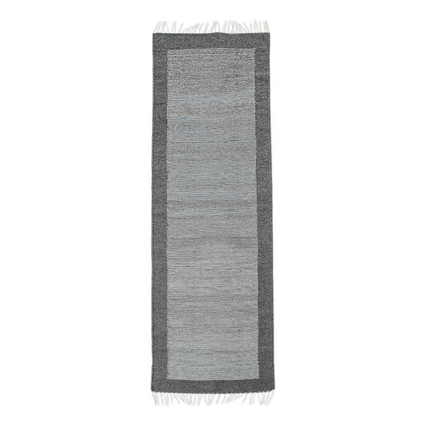 Alternate image for Grey and Ecru Wool Runner Rug from Oaxaca Fine Lines