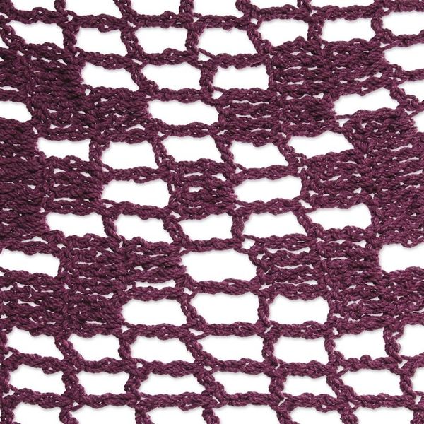 Alternate image for Burgundy Tasseled Cotton Hammock Triple from Mexico Veranda in Bordeaux