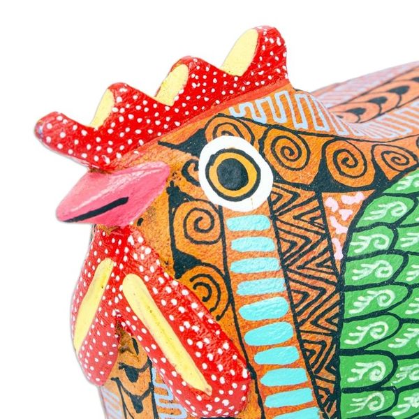 Alternate image for Hen Alebrije Figurine Flirty Hen