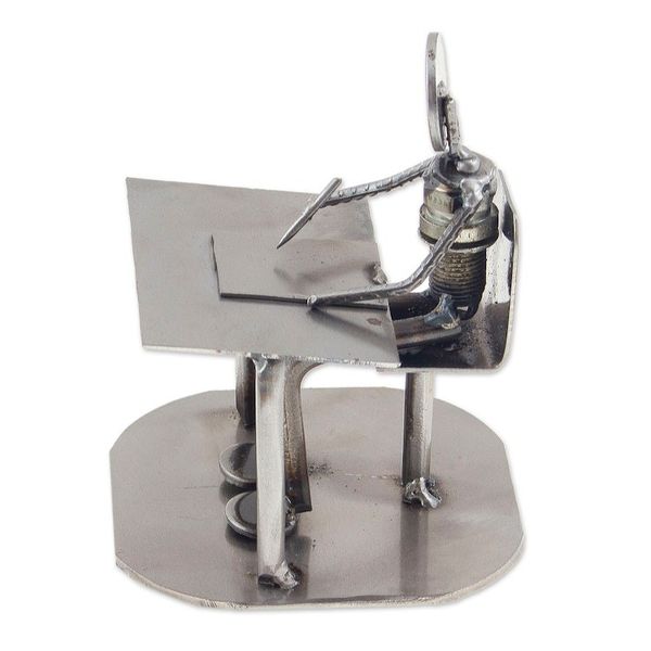 Alternate image for Recycled Metal Auto Part Artist Sculpture from Mexico Artist