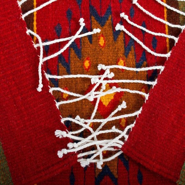 Alternate image for Unique Zapotec Wool Area Rug 2.5 X 10 Lavish Earth