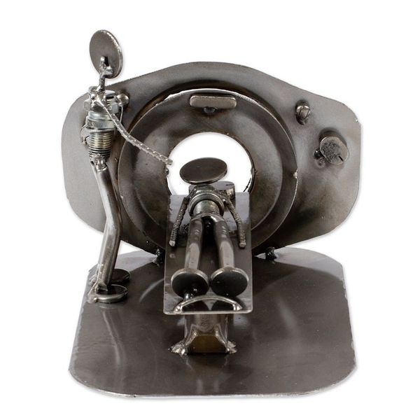 Alternate image for Upcycled Metal Auto Part Sculpture from Mexico Day at the Doctor
