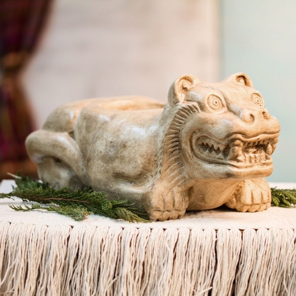 Ceramic vessel 'Aztec Jaguar'