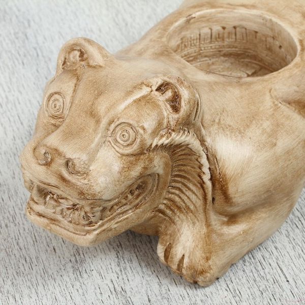 Alternate image for Ceramic vessel Aztec Jaguar