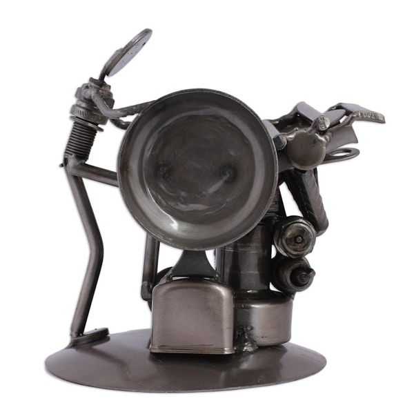 Alternate image for Recycled Metal Offset Print Unique Sculpture from Mexico Rustic Printer