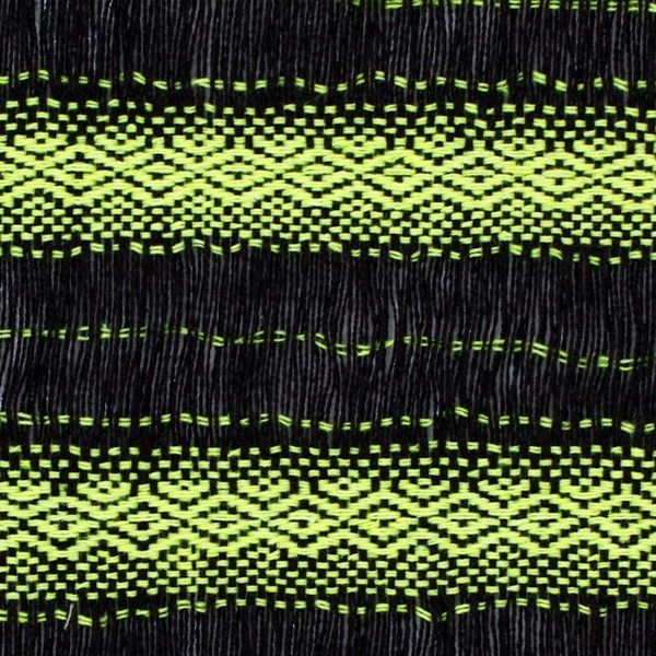 Alternate image for Hand Woven Cotton Shawl Chartreuse Stripes from Mexico Chartreuse Journey