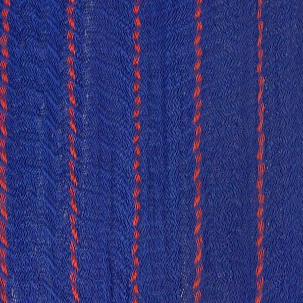 Alternate image for Blue Cotton Maya Hammock with Red Trim from Mexico Puerto Vallarta