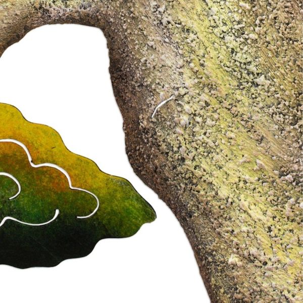 Alternate image for Handcrafted Mexico Steel Wall Sculpture of a Tree Sunny Bonsai