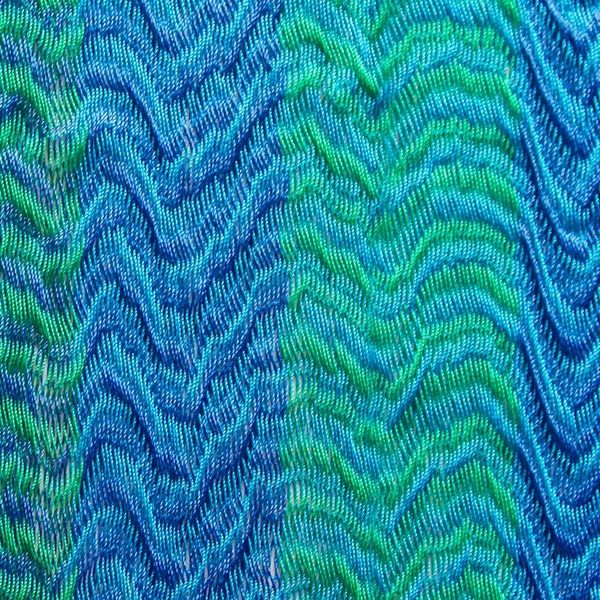 Alternate image for Striped Mayan Hammock Single Cool Lagoon