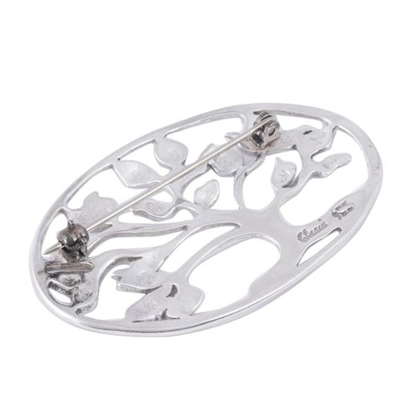Alternate image for Sterling silver brooch pin Majestic Tree