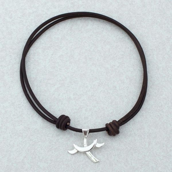 Alternate image for Taxco Sterling Silver Libra Pendant Necklace from Mexico Libra Moon