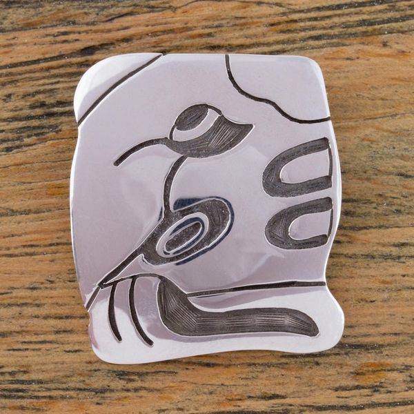 Alternate image for Unique Mexican Silver Womens Pendant Maya Dog