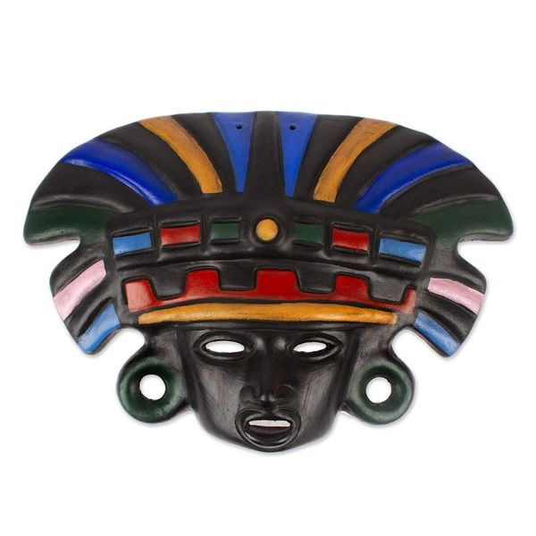 Alternate image for Ceramic mask Aztec Warrior
