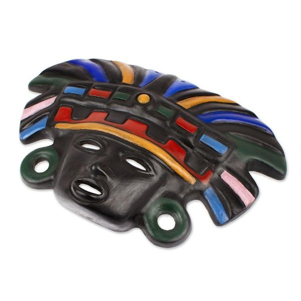 Alternate image for Ceramic mask Aztec Warrior