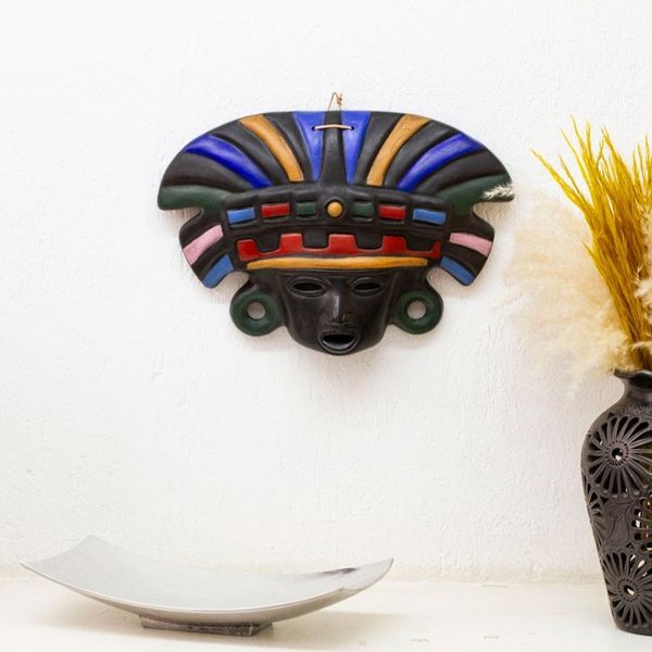 Alternate image for Ceramic mask Aztec Warrior