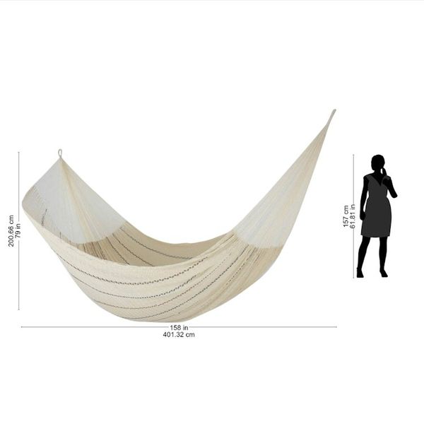 Alternate image for Unique Cotton Mayan Hammock Double Sunset Riviera