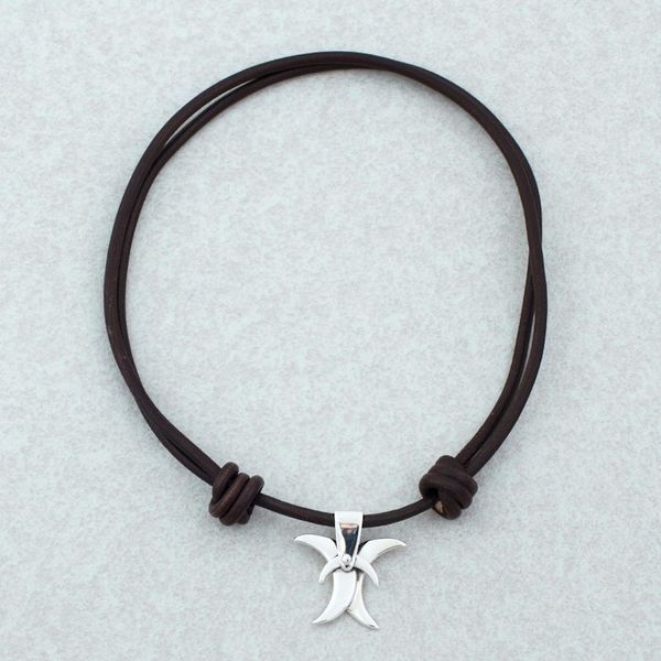 Alternate image for Taxco Sterling Silver Aries Pendant Necklace from Mexico Aries Moon