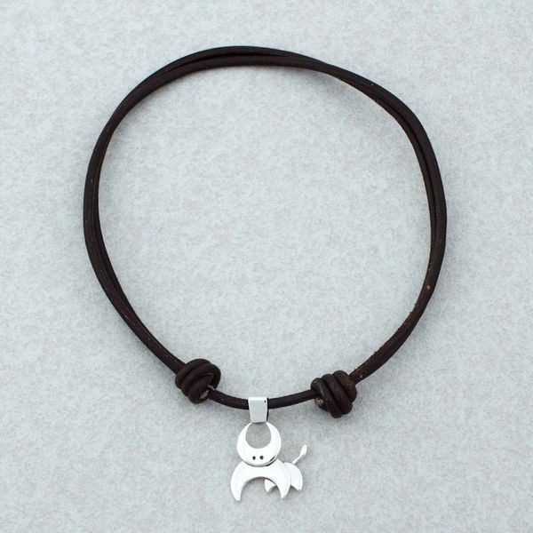 Alternate image for Taxco Sterling Silver Taurus Pendant Necklace from Mexico Taurus Moon
