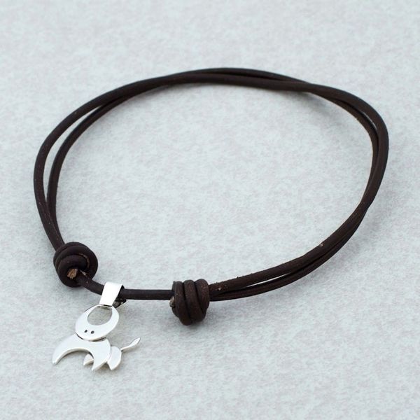 Alternate image for Taxco Sterling Silver Taurus Pendant Necklace from Mexico Taurus Moon