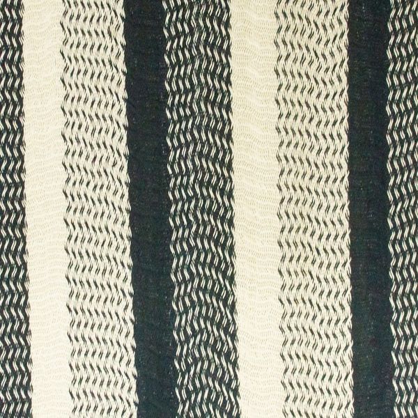 Alternate image for Handwoven Double Hammock in Black and Natural from Mexico Night Stripes