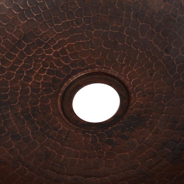 Alternate image for Handcrafted Upcycled Copper Sink with Hammered Finish Sophistication Renewed