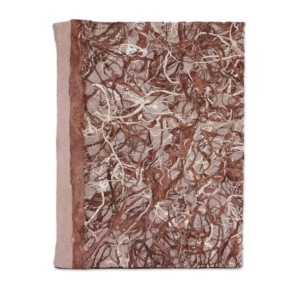 Alternate image for Recycled Paper Journal in Brown and Beige from Mexico Forest Nest