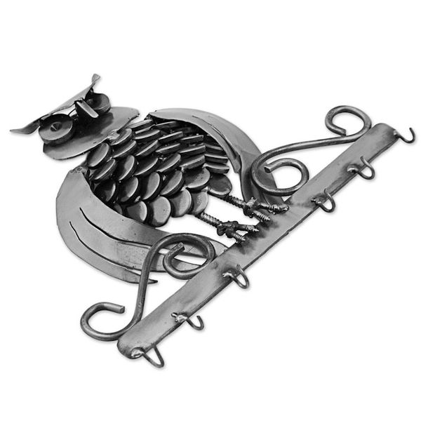 Alternate image for Upcycled Auto Part Key Rack Owl from Mexico Gateway Owl