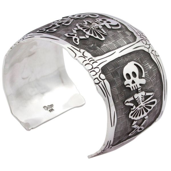 Alternate image for Day of the Dead Matador Skeletons Bracelet Skeletal Matador Dance
