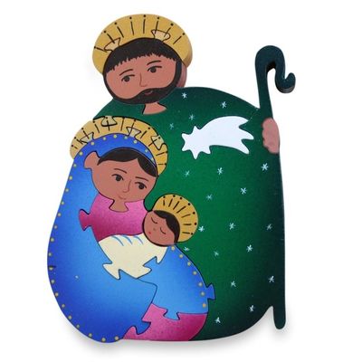 Alternate image for Wood jigsaw puzzle for display Holy Family