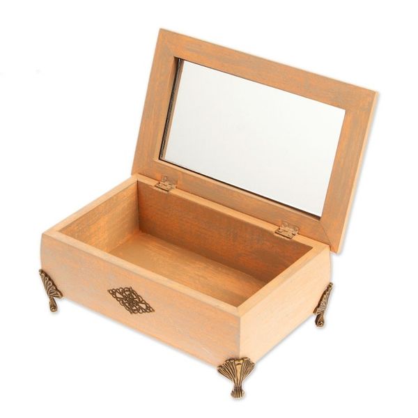 Alternate image for Day of the Dead Decoupage Decorative Box from Mexico Dapper Skeleton