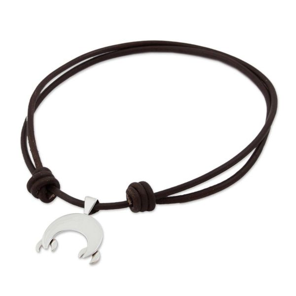 Alternate image for Taxco Sterling Silver Cancer Pendant Necklace from Mexico Taxco Cancer