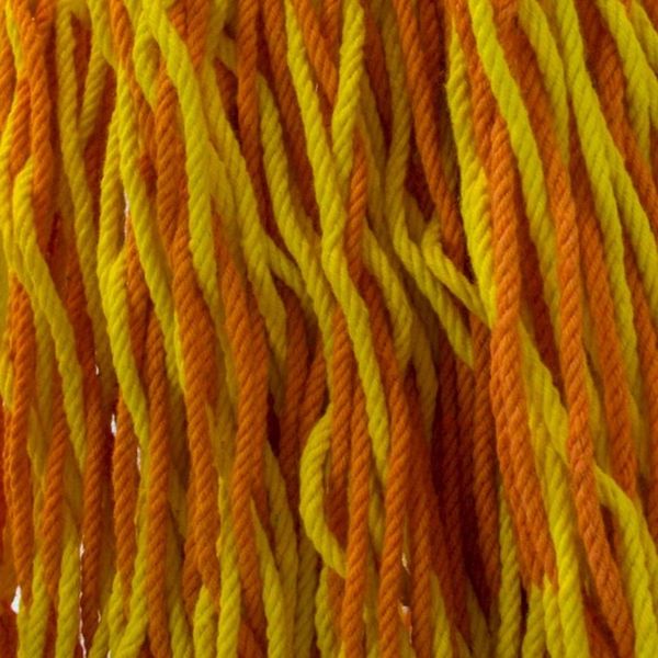 Alternate image for Yellow Orange Hand Woven Cotton Hammock Swing Chair Maya Sunflower