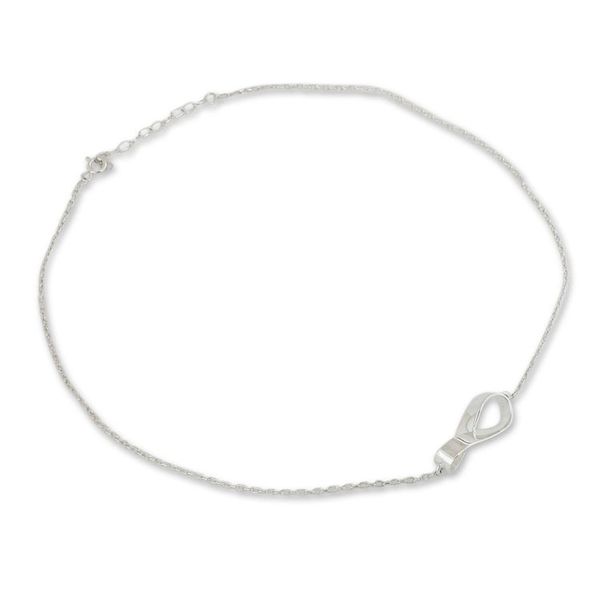 Alternate image for Hand Crafted Taxco Silver Pendant Necklace Infinite Maya