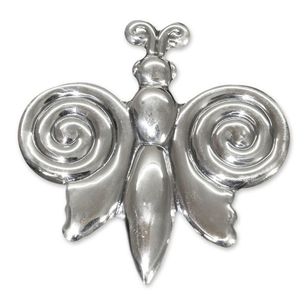 Alternate image for Sterling silver brooch pin pendant Bubble Butterfly