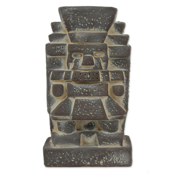 Alternate image for Ceramic Figurine of an Aztec God from Mexico Tlaloc