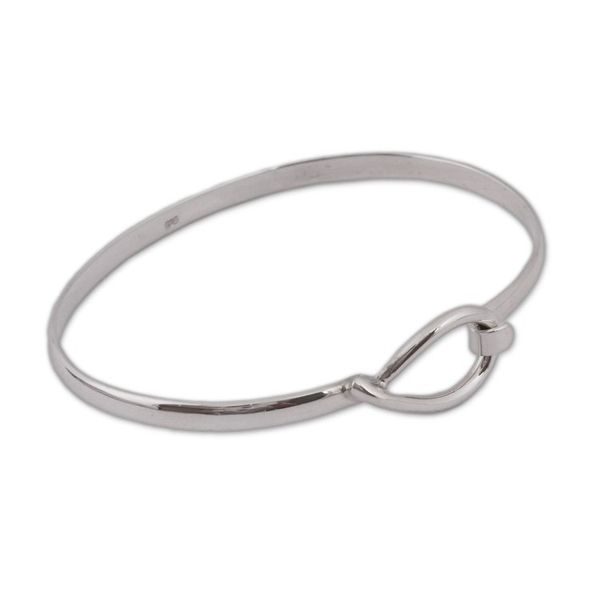 Alternate image for Taxco Silver Bangle Bracelet Crafted in Mexico Lasso Link