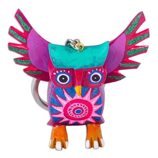 Alternate image for Curated Gift Box 2 Bags-Alebrije Key Chain-Bracelets Colors of Mexico