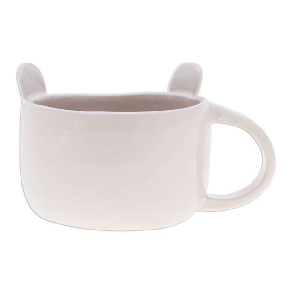 Alternate image for Whimsical 6 oz Ceramic Bunny Cup with a Glossy Finish Bunny Elixir